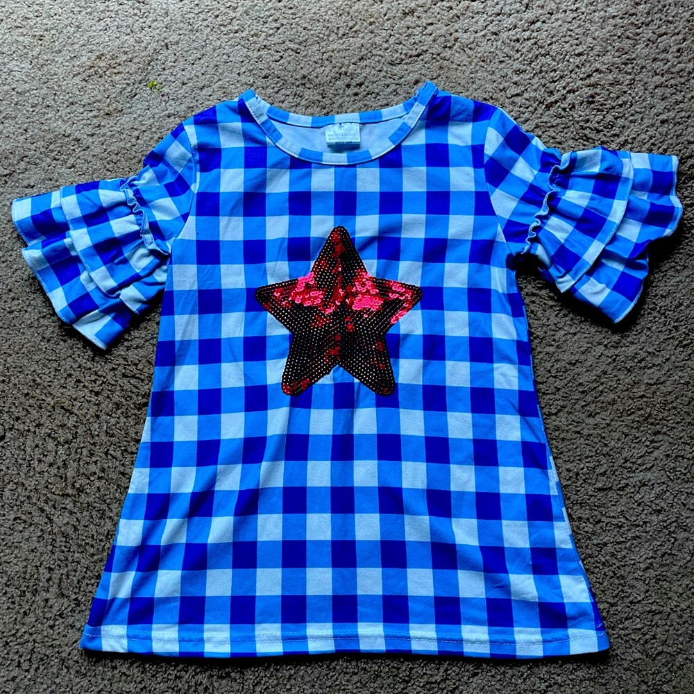 Summer Holiday shirt and shirt set. Size 6/6x